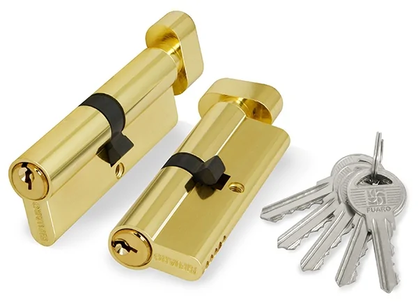 Цилиндровый механизм (100 ZM/70) 1000ZMKnob70(30+10+30) 5Key с вертушкой