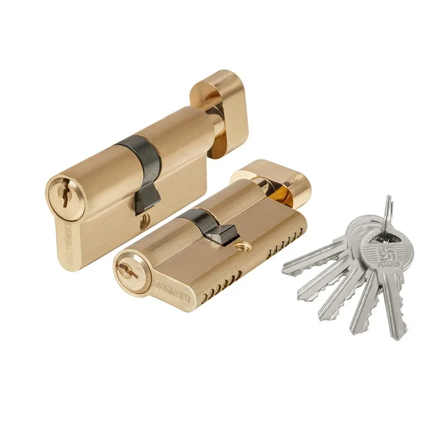 Цилиндровый механизм 1000ZM Knob70(30+10+30) 5Key с вертушкой