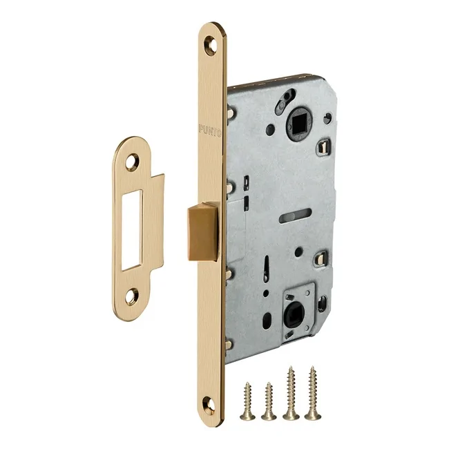 Защелка врезная PL96WC 50/BL SSG (сатинзолото)