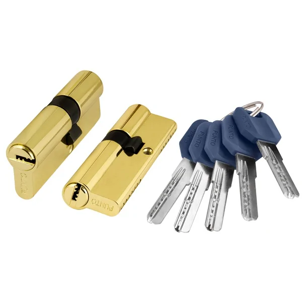 Цилиндровый механизм Z4000Key80 (35+10+35), цвет: PB латунь