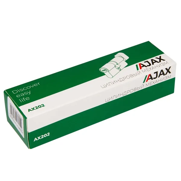 Цилиндровый механизм (AX202/100) AX2002Knob100 (45+10+45) CP хром с вертушкой CP хром