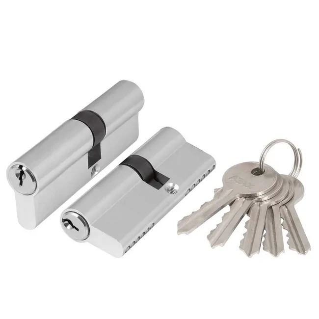 Цилиндровый механизм AZ1000Key80 (30+10+40), цвет: CP хром