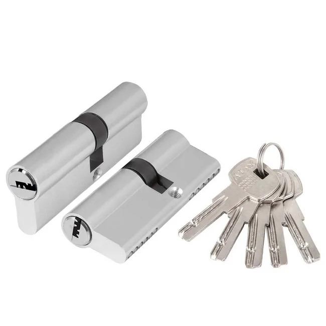 Цилиндровый механизм (AZ200/90) AZ2000Key90 (30+10+50) CP хром  CP хром