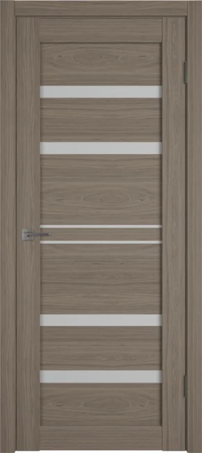 Дверь Atum Pro 26 экошпон стекло White cloud, цвет: brun oak