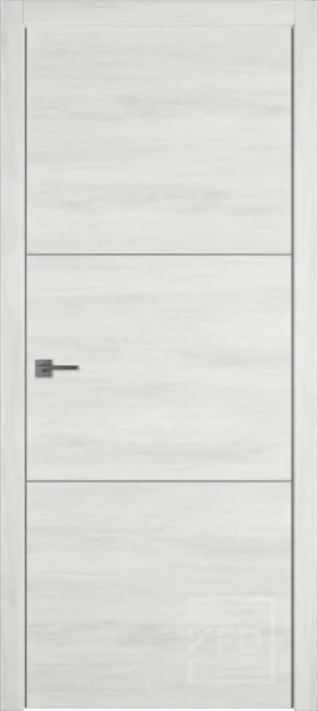 Дверь Urban 2 алюминиевая кромка и молдинги Silver Mould, цвет: Nord vellum