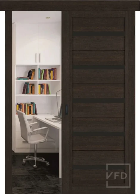 Дверь раздвижная Atum 7 экошпон венге, цвет: Wenge