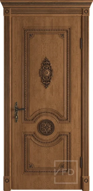 Дверь VFD Greta экошпон с патиной, цвет: Honey classic patina black