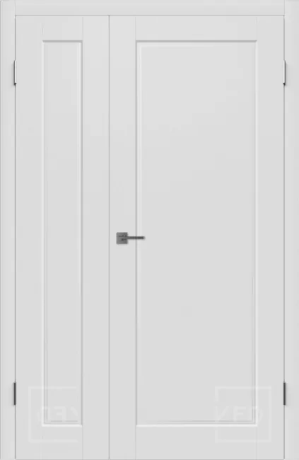 Дверь полуторная распашная Porta Порта эмаль polar, цвет: Polar